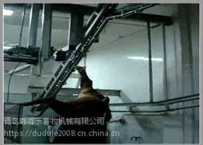 厂家直供质优价廉屠宰机械设备猪屠宰牛坡式提升机1.2