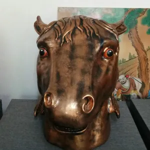 圆明园十二生肖兽首 兽首摆件鼠牛虎兔龙蛇马陶瓷工艺品摆件 景德镇陶瓷667