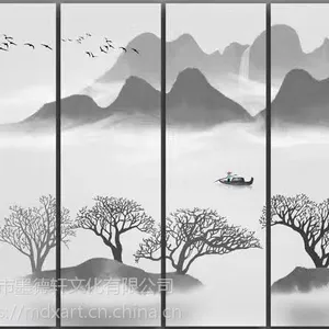 大芬油画村纯手绘油画制作外框架子交易买卖装饰画办公室酒店卧室挂画