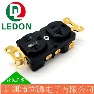 纯紫铜美式音响滤波器电源插座 厚金 厚佬