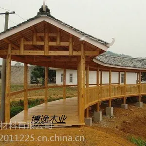 驻马店防腐木凉亭生产价格15517173337驻马店碳化木亭子现货批发 驻马店防腐木材料厂家
