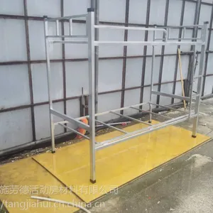 10可安装拆卸 爱烽6 一体折叠床 插销床 德劳施 镀锌管材制作 适合工地 学校 集体宿舍用