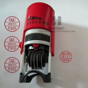 新力超级R-524D回墨可调日期印章制作定制检验合格品质检个性S-1000