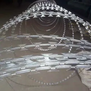 新疆欧利***应优质现货500mm 隔离防护用刀片刺绳,可定制