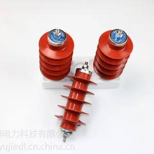 宇捷电气HY5WZ-17/45(10KV)高压电站型避雷器防雷器一组3只