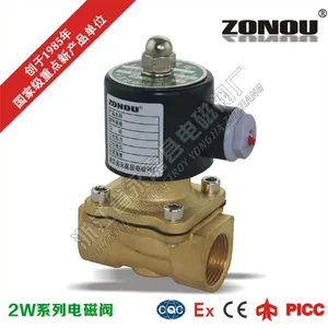 2W-10T黄铜电磁阀 内螺纹水液空气电磁阀 ZONOU品牌