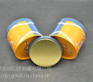 双层加厚铁盒包装 ***圆形马口铁盒定做 汽车配件铁盒包装