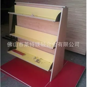 莱特镁书架展览材料图书馆书架、简易储物架、多用途展架展台铝型材
