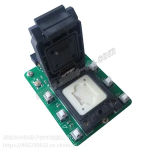eMMC153/169 eMCP162/186修复字库 固件升级 黄点测试座 烧录程序