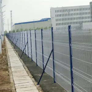 桃型柱护栏网 小区防护栏网 道路铁路隔离网