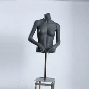 供应上海叁和品牌 性感优雅女模特 半身人体陈列模特 玻璃钢材质