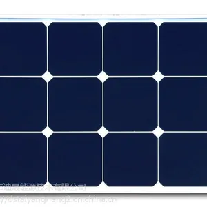 Sunpower玻璃层压高效路灯太阳能发电板迪晟太阳能板厂定制