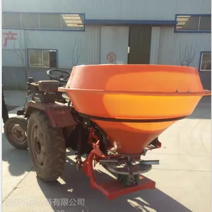 拖拉机带的塑料桶撒肥机,颗粒肥撒播机带传动轴