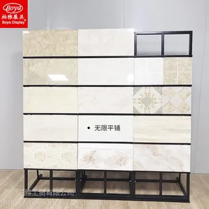 柏雅瓷砖展架300瓷片立式架子地砖陶瓷木地板样品展示架多功能800