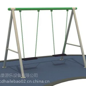 儿童户外秋千 小区健身器材秋千 滑梯秋千组合 成都厂家批发销售