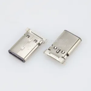 type-c沉板公头24P 双排SMT全贴片 USB3.1插头type-c连接器华为专用JDR