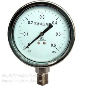 不锈钢耐震压力表