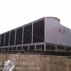 大型炼钢厂配套机械通风冷却塔FD2000T低噪音横流式工业方形冷却水塔