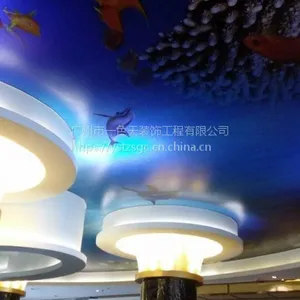 一色天环保软膜天花吊顶 软膜造型