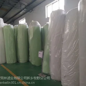 空气净化机粗效过滤棉 过滤棉 初效过滤棉 量产 河南省安克林滤业