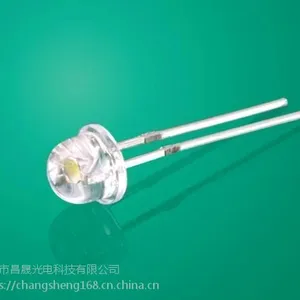F8直插LED灯珠 超高亮 白光 8MM灯珠
