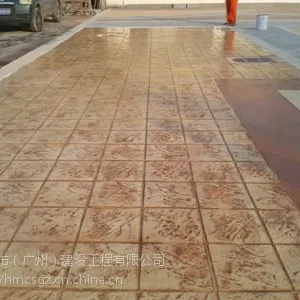 供应高品质压印地坪/印花地面/压模地坪/印花地坪
