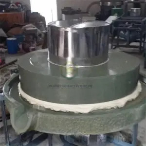 现代化设备豆浆石磨机 邦腾豆腐石磨机 家用型小型