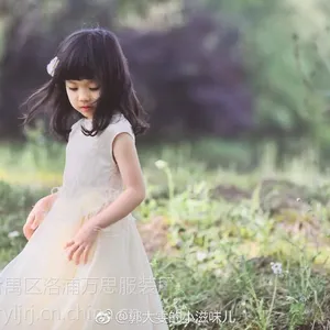 儿童礼服公主裙生日儿童裙儿童表演裙