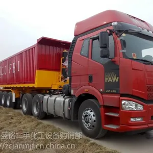 供应8.5米平板后翻自卸车