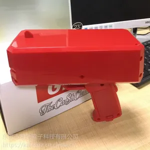 外贸***彩盒装Supreme Money gun喷钱枪塑胶兴趣培养土豪新玩具钞票枪厂家直销