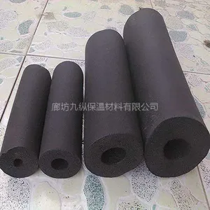 供应43mm厚中央空调橡塑保温管 橡塑管用途及特点