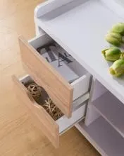 客厅鞋柜 家用白色鞋柜 阿德屋环保鞋柜161735