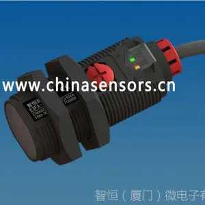 E3FA旋钮式M18圆柱形光电传感器 双指示灯灵敏度可调 欧姆龙OMRON同款