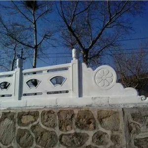 专业供应水泥仿木栏杆山体仿石护栏建筑护栏