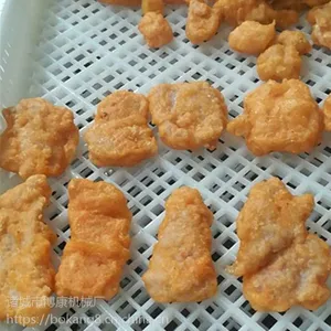 诸城博康牌SFJ200型上粉机 鸡排裹粉机 鸡块产品裹粉设备