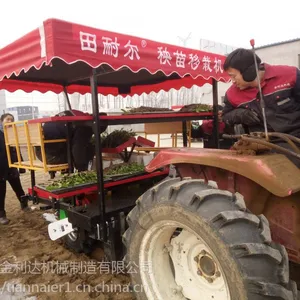 株行距深度可调栽植均匀直立度好小辣椒移栽机宁津田耐尔
