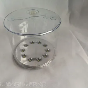***太阳能充气灯户外折叠充气灯笼 帐篷 应急露营手提LED台灯