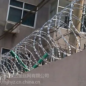 广州防爬防盗刀片刺网厂家&深圳市政道路护栏网规格&白云区机场防护网价格