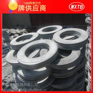 大量库存Q345冲压锻打法兰毛坯 型号可定制,外径*内径*厚壁
