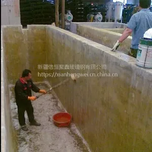乌鲁木齐消防水池玻璃钢防腐昌吉铁制品玻璃钢防腐
