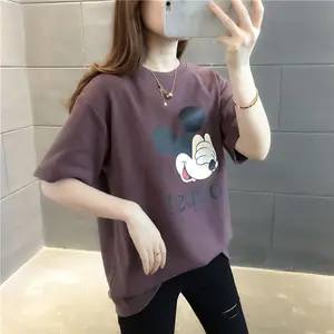 女式T恤清仓几元女式小衫批发云南批发市场3元女装服装批发赶集地摊货源直销