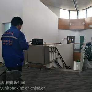 启运楼梯轨道式斜挂式平台 镇江市残疾人楼梯升降机 斜挂电梯
