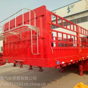 天辉挂车厂仓栅式半挂车