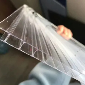 烟台pc阳光板厂家批发，8mm透明阳光板雨棚