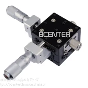 BCENTER手动xy轴移动平台 LY40-LM交叉导轨高精度旋钮千分尺可调架滑台厂
