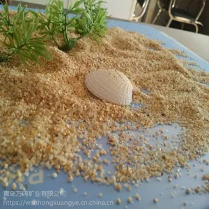 热销大连圆粒海砂1-2mm优质海砂人造草坪专用石英砂