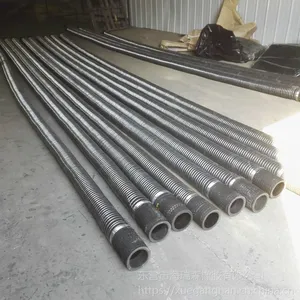 东营厂家加工天然橡胶 型 水泥罐车专用4寸铠装卸灰橡胶钢丝管高耐磨DN100卸灰管 钢丝管