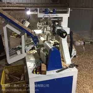 钻德快(惠州)全自动木柄机械 用于加工楼梯扶手立柱,桌、椅腿等 弧形、球形等复杂形状的回转体木制品