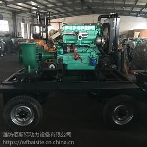 厂家供应移动水泵拖车 发动机防雨罩 润昌RC50GF 水泵泵站