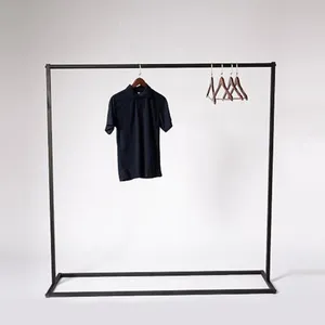 海清展示定制铁艺服装展示架 落地式中岛架 服装店衣架 简约时尚陈列架 DCG0012